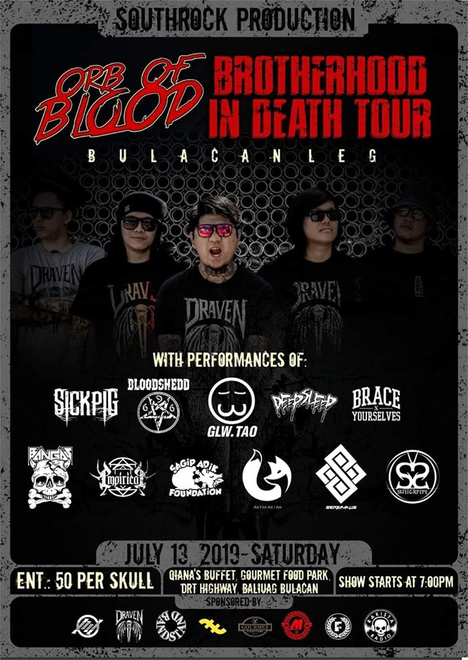 Orb Of Blood: Brotherhood In Death Tour 2019