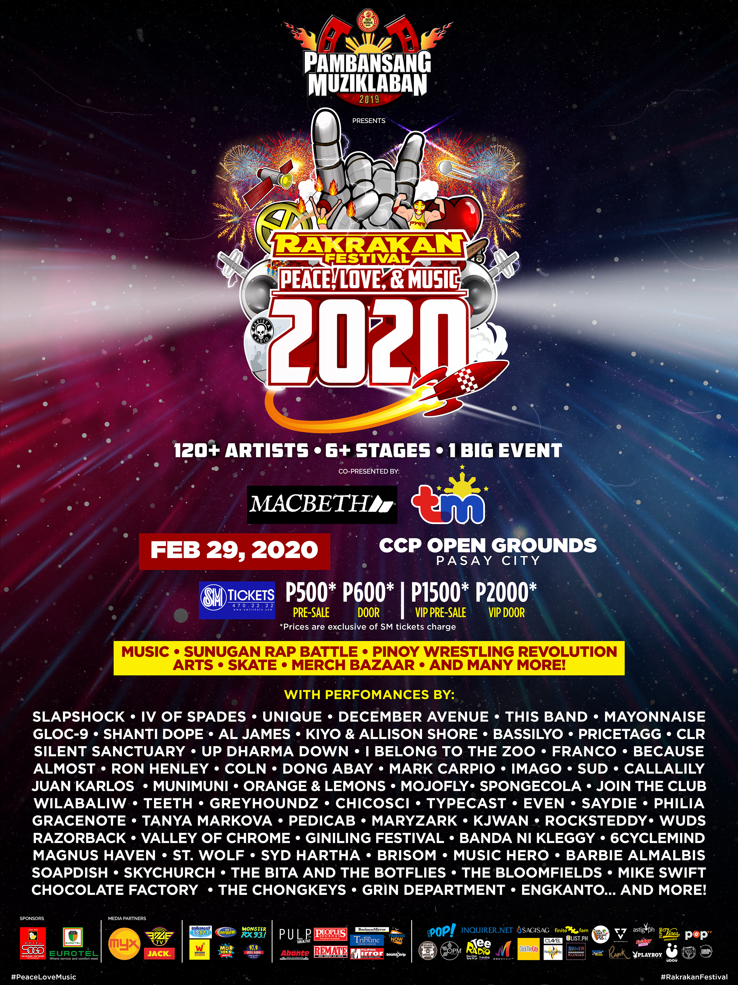 Rakrakan Festival 2020 Reveal Full Lineup!